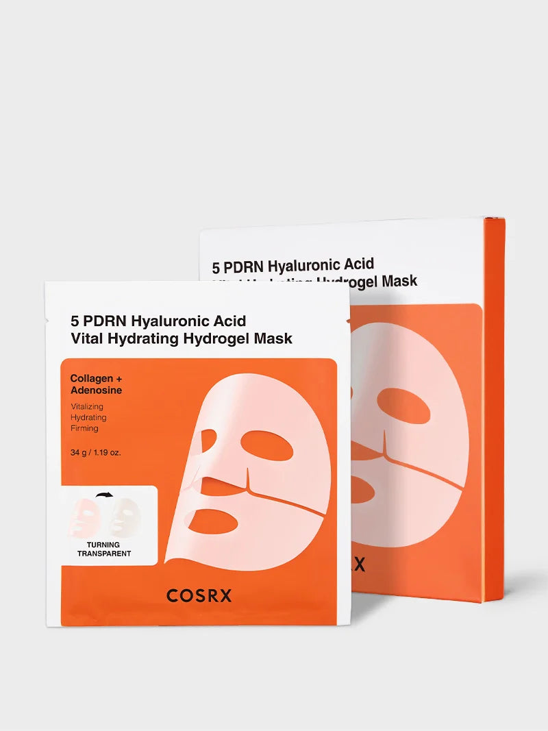 5 PDRN Hyaluronic Acid Vital Hydrating Hydrogel Mask E3